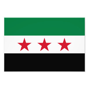 Syria Flag Photo Print