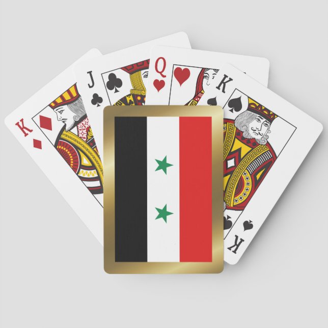 Syria Flag Playing Cards (Back)