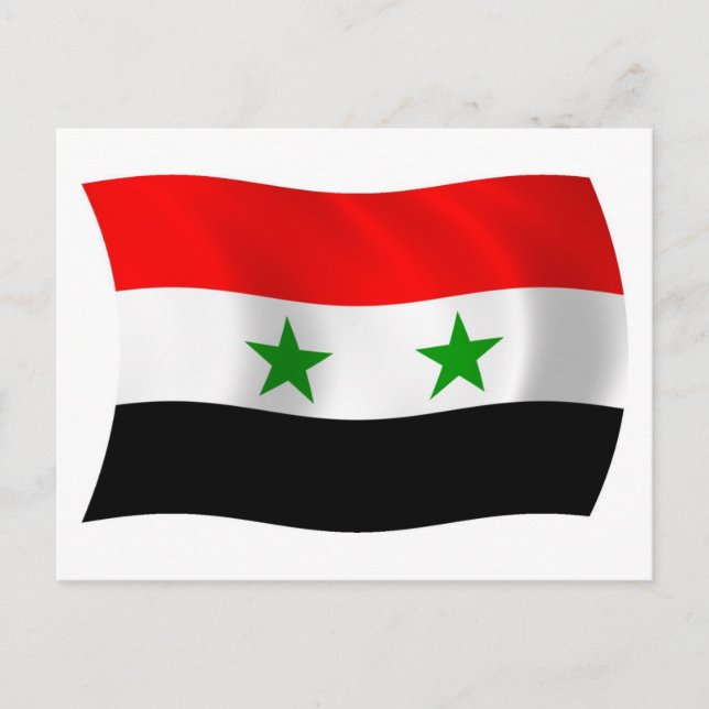 Syria Flag Postcard (Front)