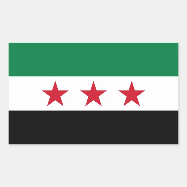 Syria Flag Sticker (Front)