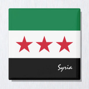 Syria Flag, Syria, Independence, travel /holiday Magnet