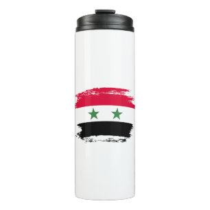 Syria flag thermal tumbler