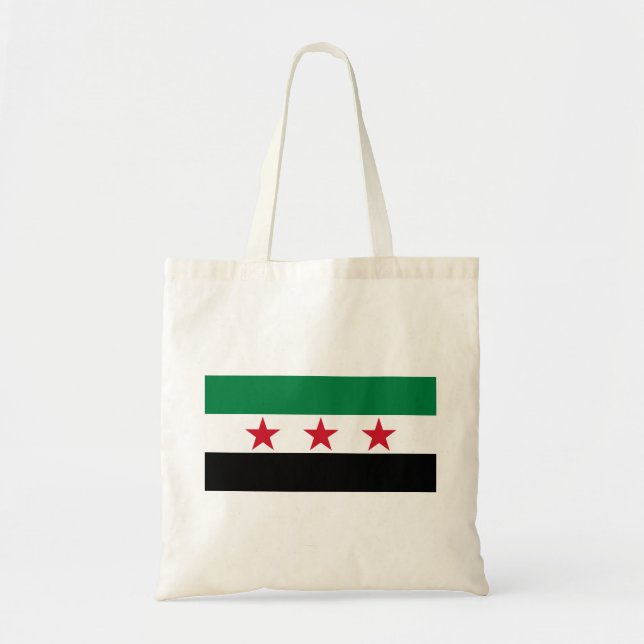 Syria Flag Tote Bag (Front)