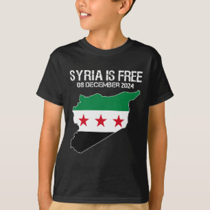 Syria Is Free Syrian Flag Syria Free T-Shirt
