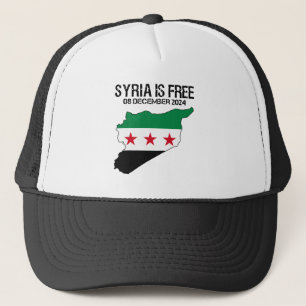 Syria Is Free Syrian Flag Syria Free Trucker Hat