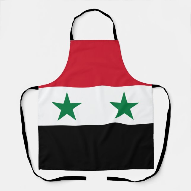 Syria Old Flag Apron (Front)