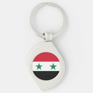 Syria Old Flag Keychain