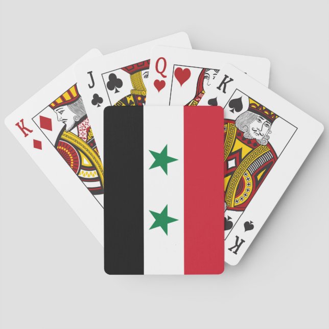 Syria Old Flag Playing Cards (Back)