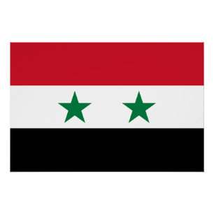 Syria Old Flag Poster