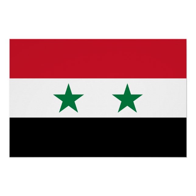 Syria Old Flag Poster (Front)
