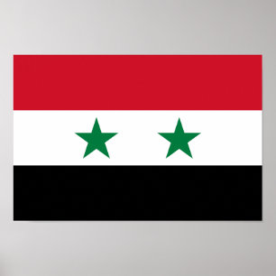 Syria Old Flag Poster