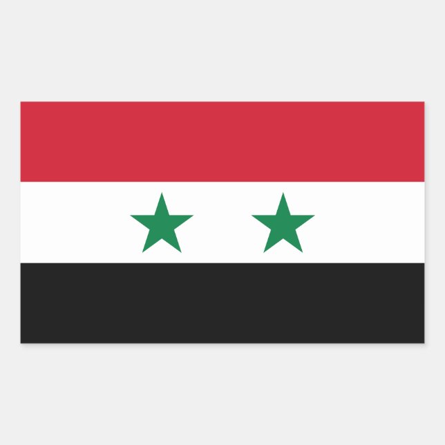 Syria Old Flag Sticker (Front)