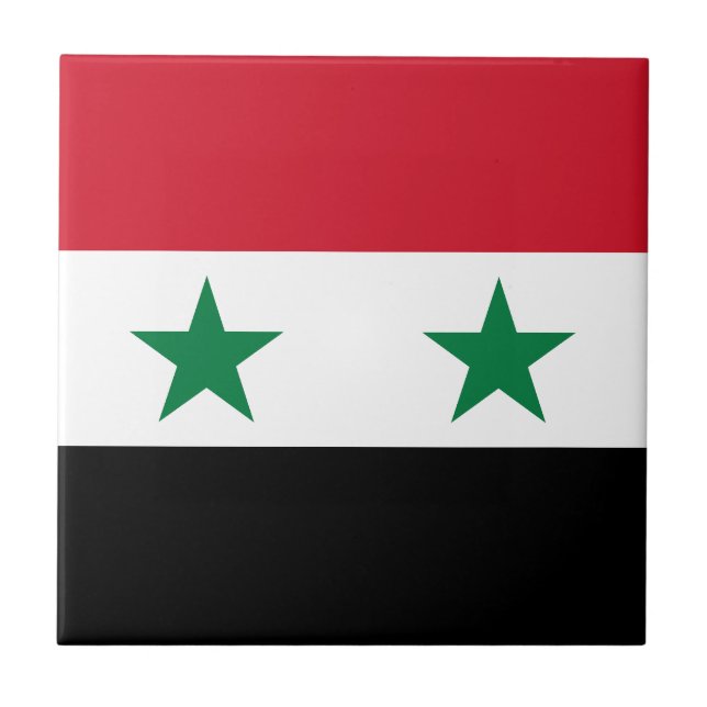Syria Old Flag Tile (Front)