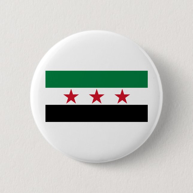 syria opposition 2 inch round button (Front)