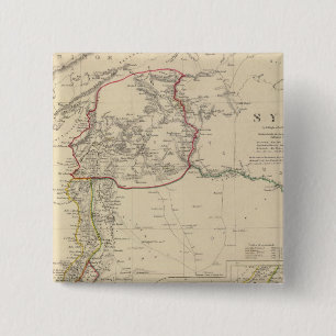 Syria to Sinai 2 Inch Square Button
