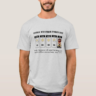 SYRIA WEATHER FORECAST T-Shirt