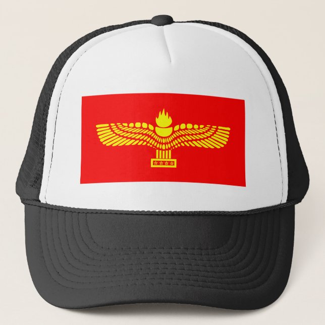 Syriac Aramaic Flag Trucker Hat (Front)