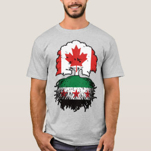 Syrian Canadian Roots and Crown Tree T-Shirt