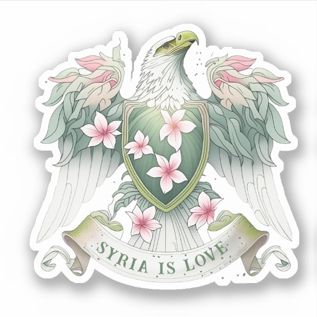 Syrian Eagle Bursting jasmine نسر سوريا ياسمين (Front)