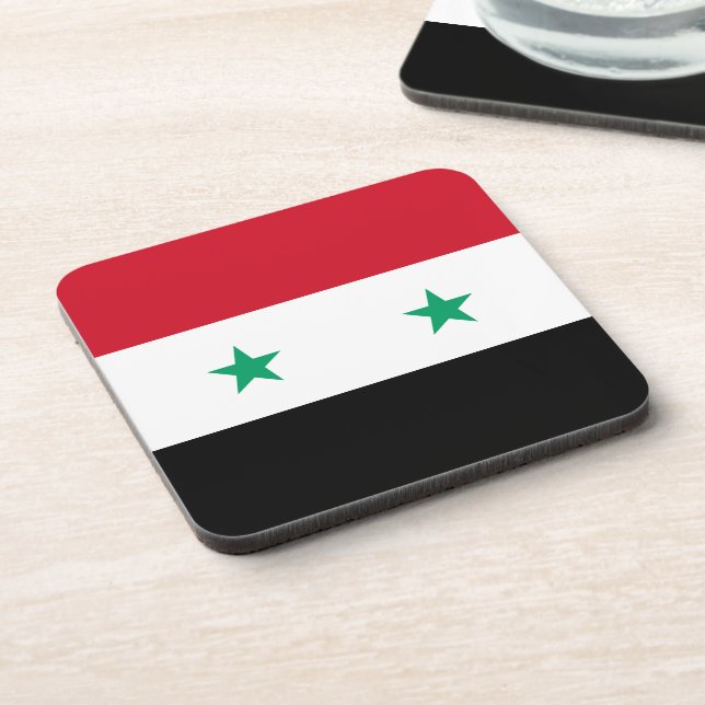 Syrian Flag Coaster (Left Side)
