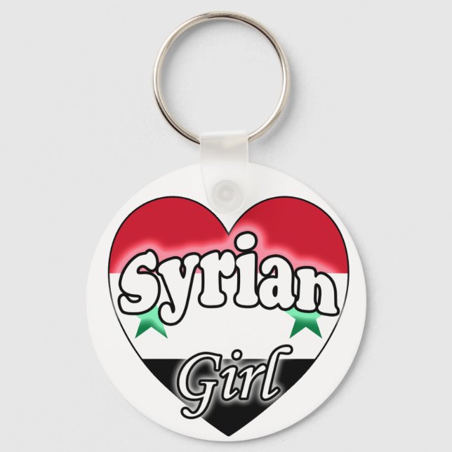 Syrian Girl Keychain (Front)