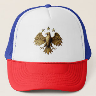 Syrian Modern Identity Eagle Emblem T-Shirt Trucker Hat