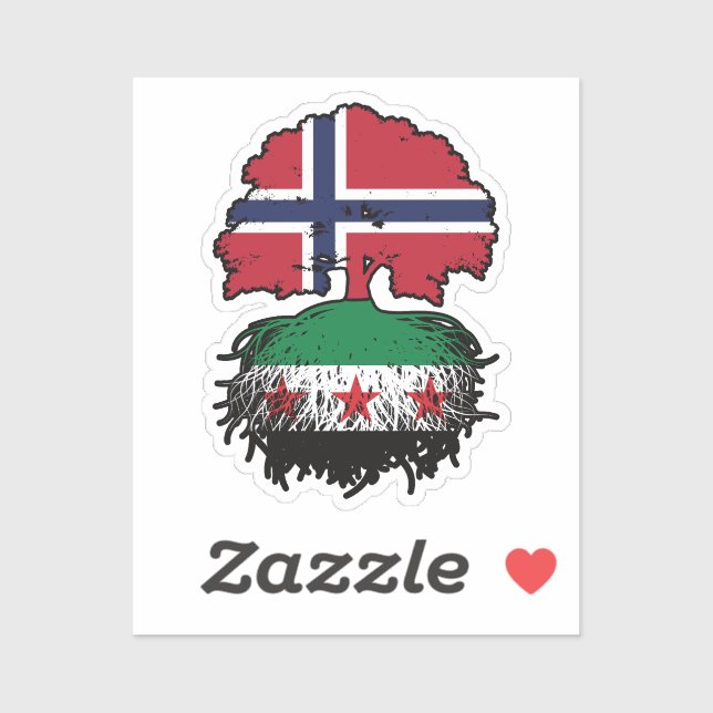 Syrian Norwegian Roots and Crown Tree (Sheet)