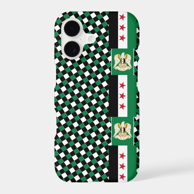 Syrie coque iphone, Syrie moderne, drapeau syrien (Verso)