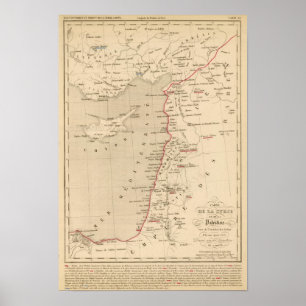 Syrie et de la Palestine, 624 ans apres JC Poster