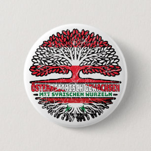 Syrien Syrisch Österreichisch Baum 2 Inch Round Button