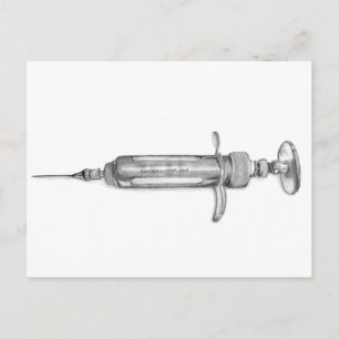 Syringe Postcard
