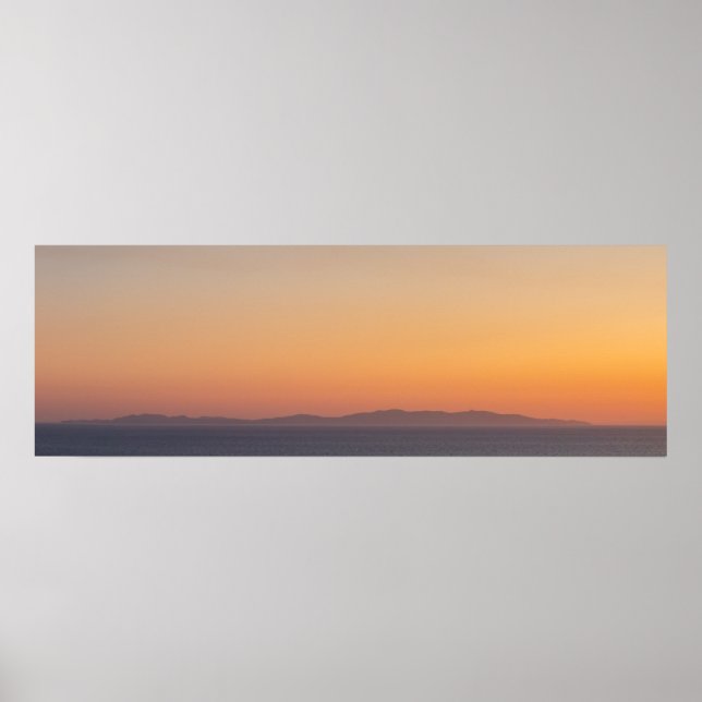 Syros Island Panoramic Poster (Front)