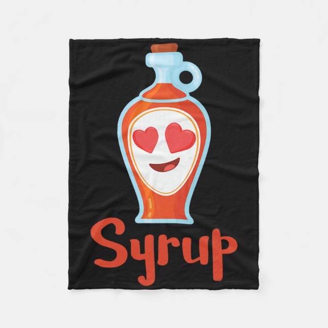Syrup For Pancakes Couples Costume Halloween Cute  Fleece Blanket (Front)