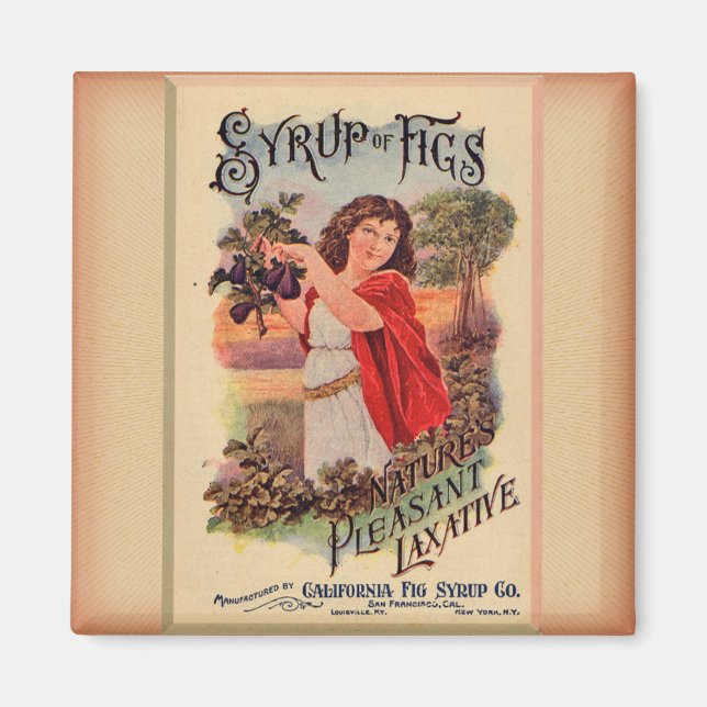 Syrup of Figs Laxative magnet (Front)