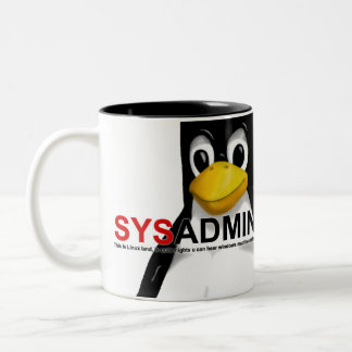 SYSADMIN Two-Tone COFFEE MUG