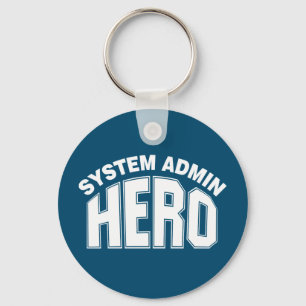 System Admin Hero Keychain