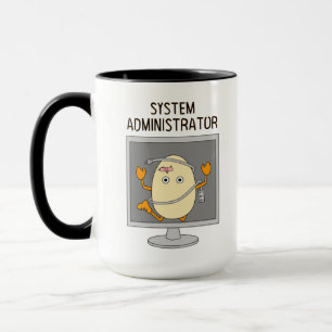 System Administrator Egghead Mug