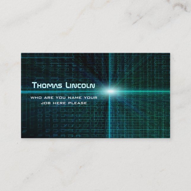 system business card (Front)