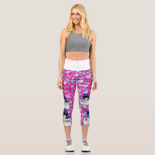 System Error: Retro Nerd Aesthetics Capri Leggings