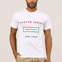 System Error - Use This - Restart - Add Your Text