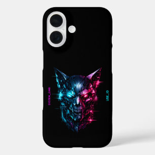 SYSTEM_GMR Cyberpunk Glitch Skull Tough  iPhone 16 Case
