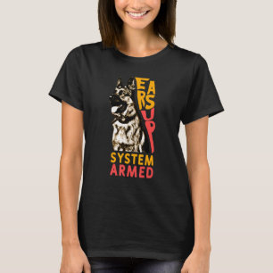 Système Oreilles vers le haut Chien armé Animal Be