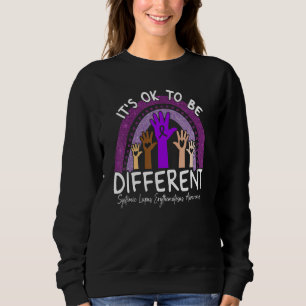 Systemic Lupus Erythematosus Awareness Purple Rain Sweatshirt