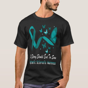 Systemic Sclerosis Awareness Butterfly Support Tea T-Shirt