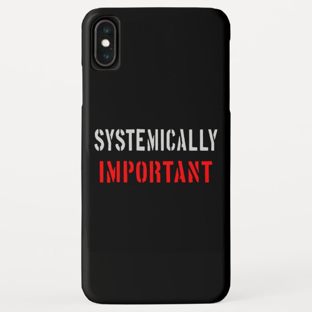 Systemically important Case-Mate iPhone case (Back)