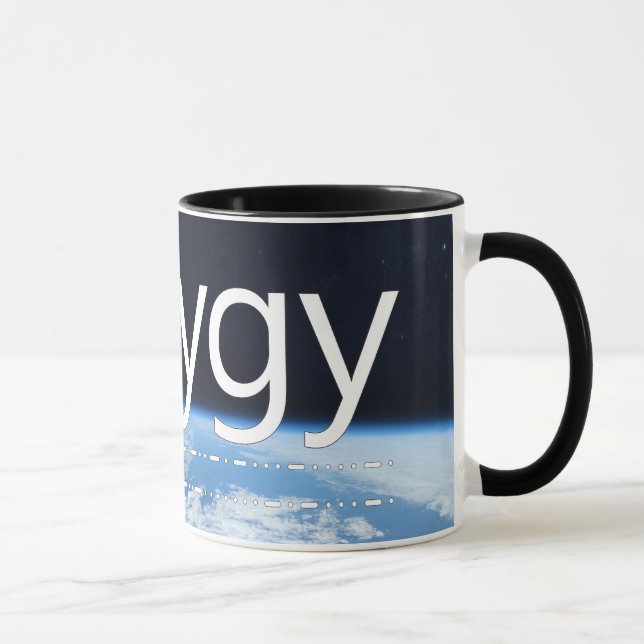 "Syzygy" design (1) on 15oz ringer mug (Right)