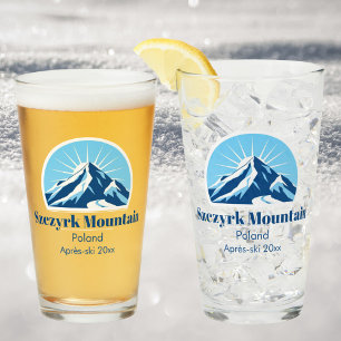 Szczyrk Mountain resort Poland après-ski beer Glass