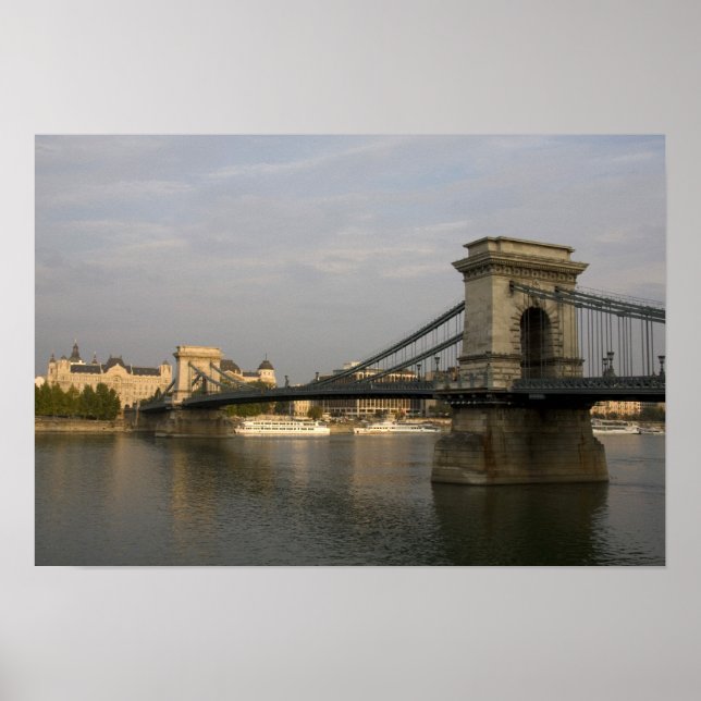 Szechenyi lanchid Szechenyi Chain Bridge, 2) Poster (Front)