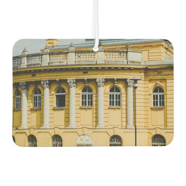 Széchenyi Thermal Baths, Budapest Car Air Freshener (Front)