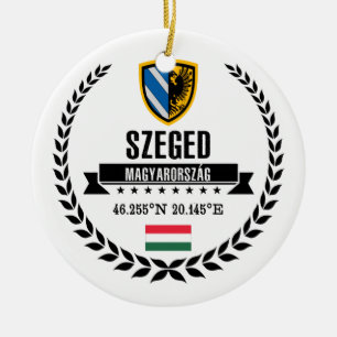Szeged Ceramic Ornament